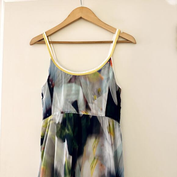 Deco De Vous A Nous Abstract Printed Maxi Dress Sz M - Picture 2 of 5